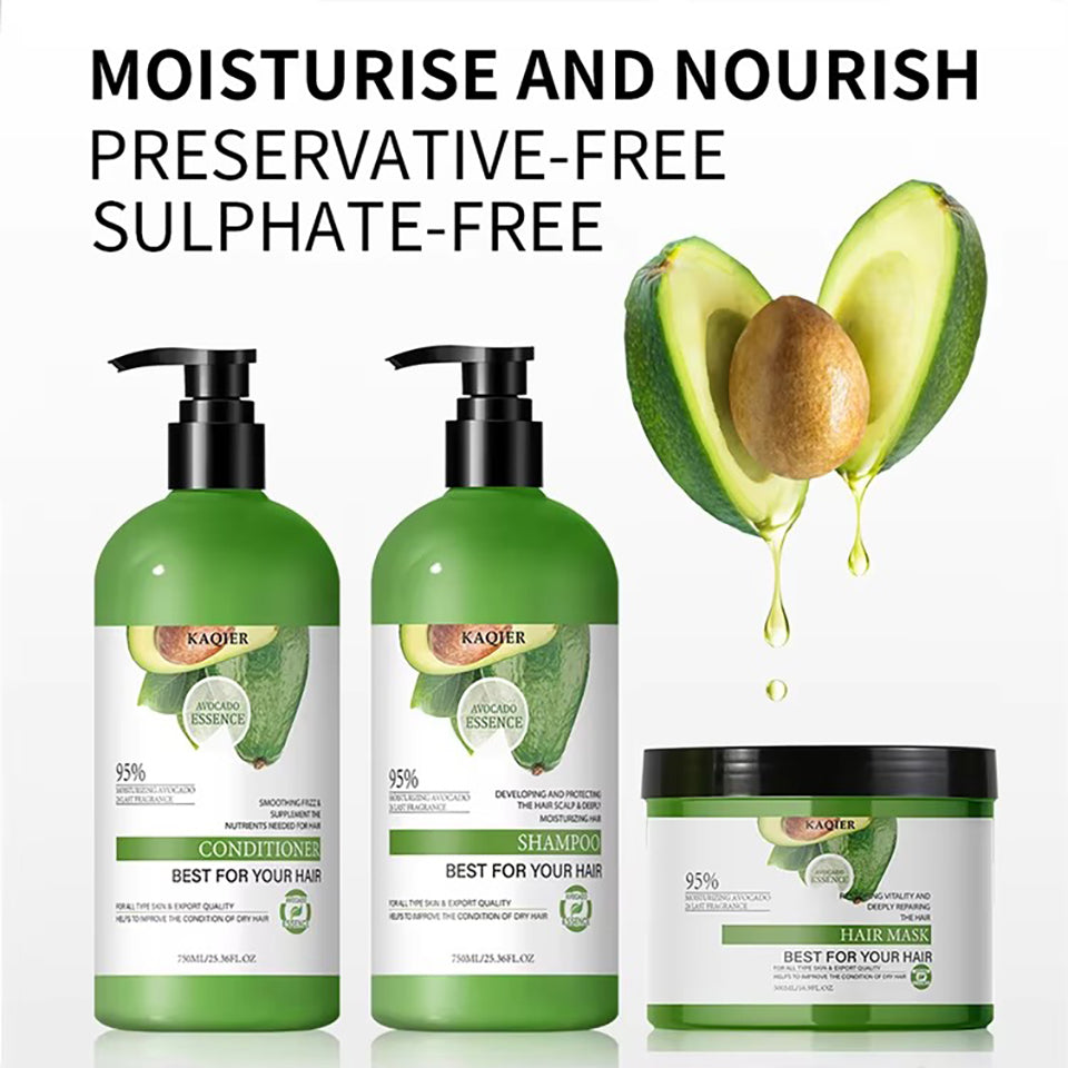 Kaqier Avocado Hair Care Set
