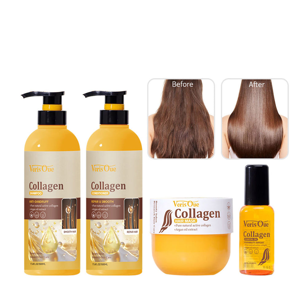 Kaqier Moroccan Argan Oil Shampoo Set