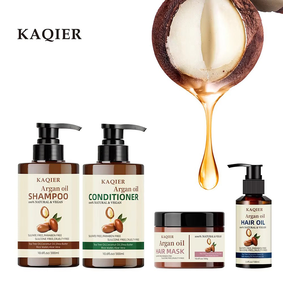 KAQIER Moroccan Nut Oil Hair Care Set