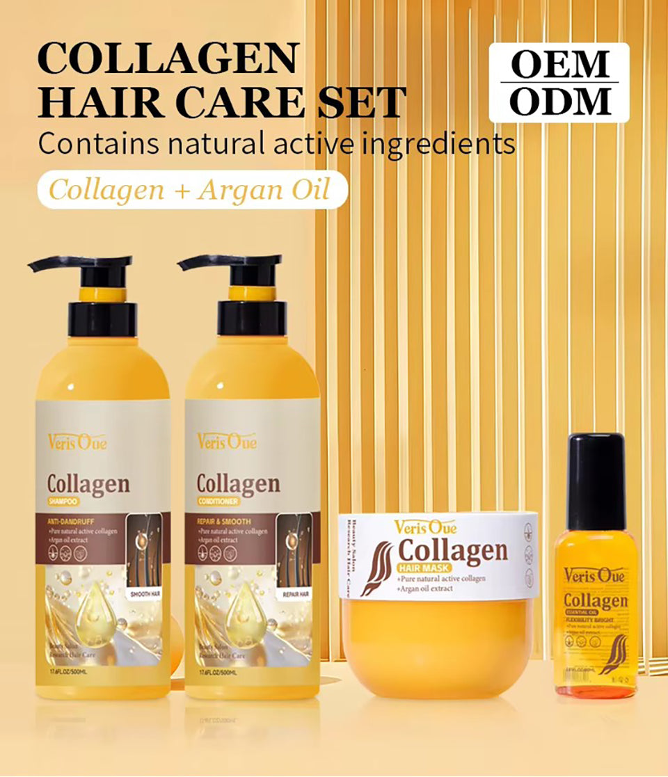Kaqier Moroccan Argan Oil Shampoo Set