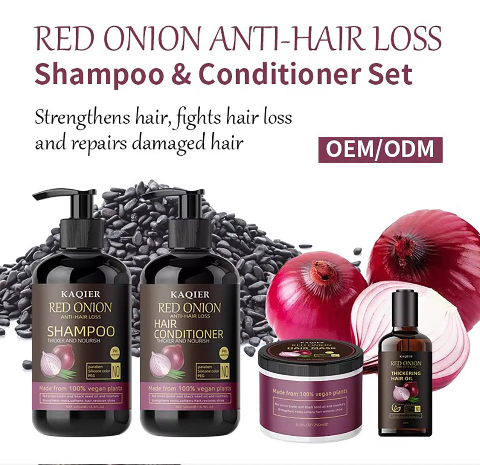 Kaqier Onion Shampoo Set
