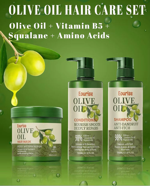 Eourise Olive Oil Hair Care Set