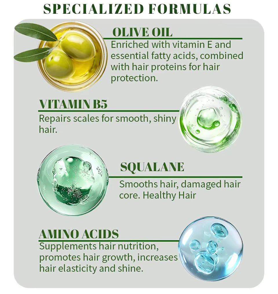 Eourise Olive Oil Hair Care Set