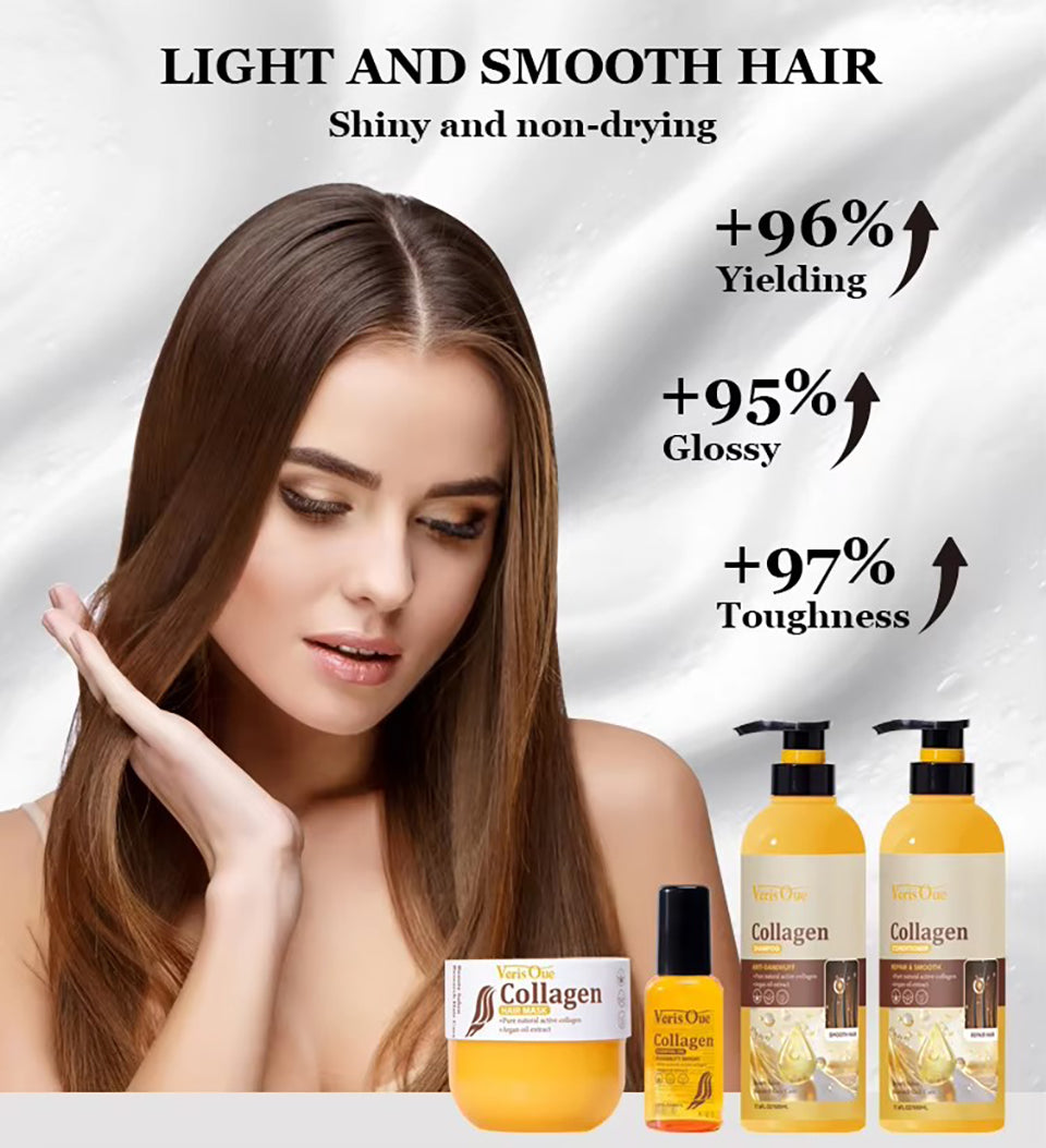 Kaqier Moroccan Argan Oil Shampoo Set