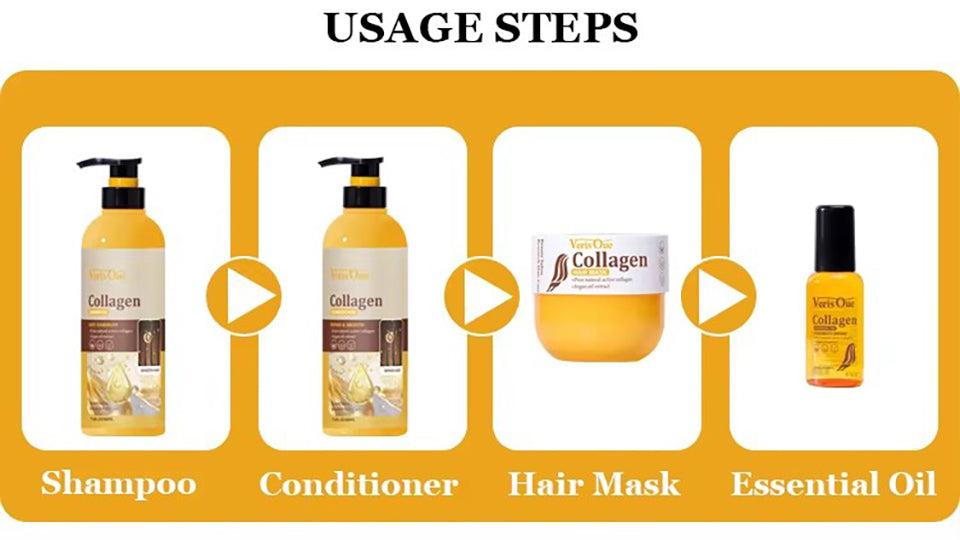 Kaqier Moroccan Argan Oil Shampoo Set